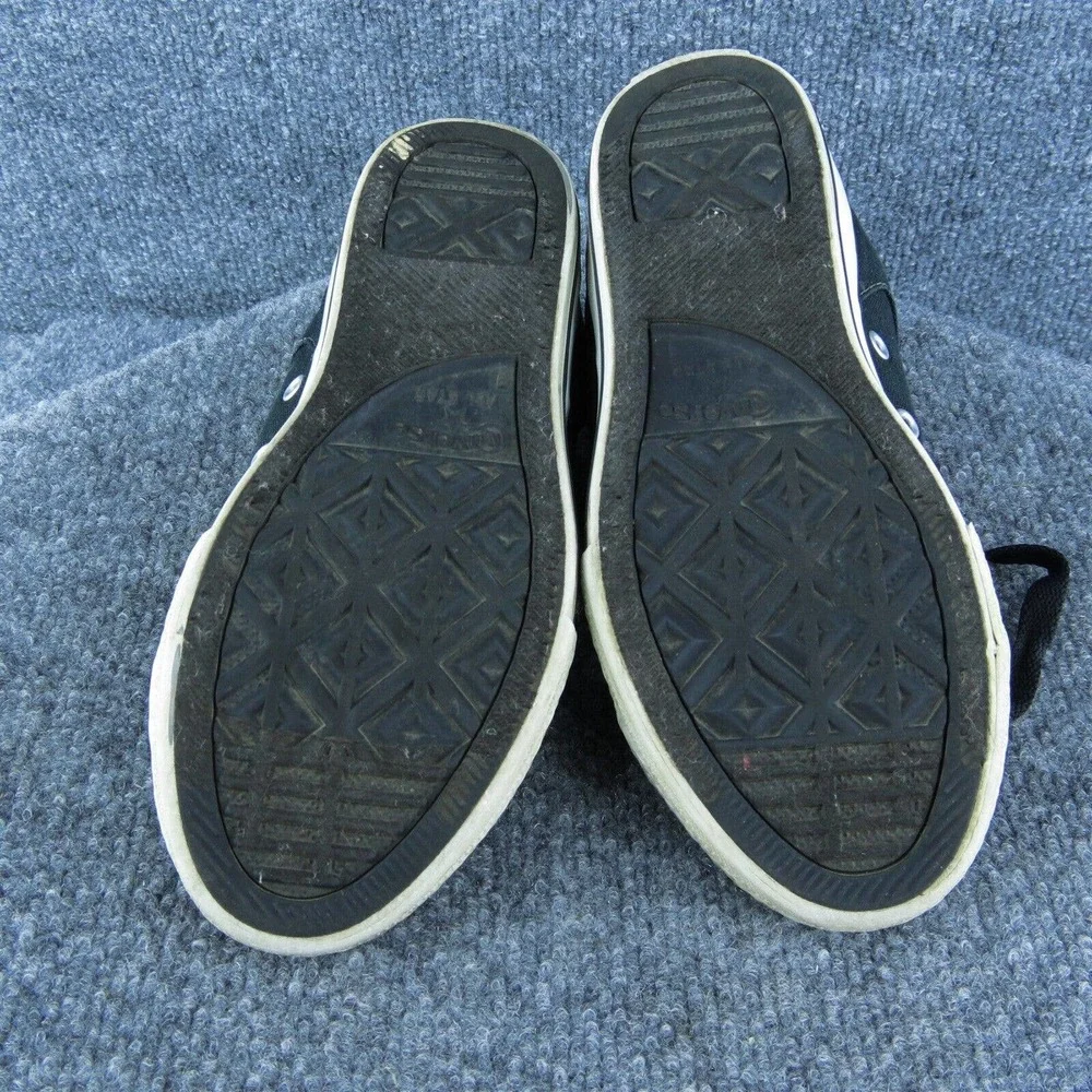 Converse Boys Sneaker Shoes Athletic Black Fabric Lace Up Size Y‎ 1 Medium